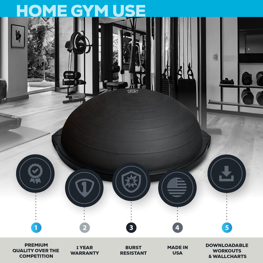 home balance trainer - negro mate